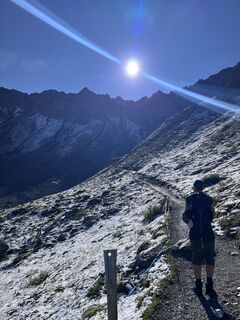 Fotografie z Lars Fluetsch na trase