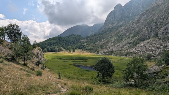 Photo de Angelika Perkmann le long du parcours