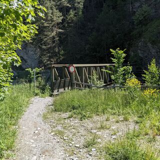 Rocca Tagliata - Zugangssteg zur Langlaufloipe