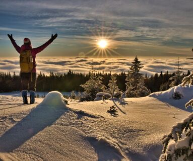 Sonnenaufgang am Teufelstein in Fischbach_ Oststeiermark