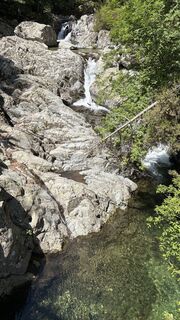 Foto von Luc Perrin entlang der Tour