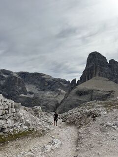 Photo de Sara Misuraca le long du parcours