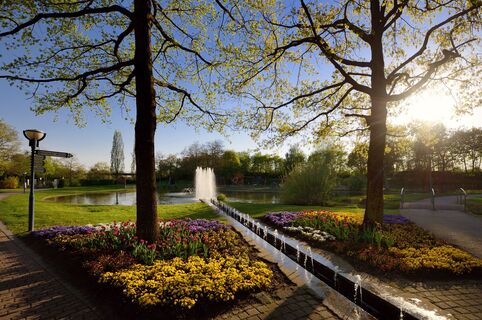 Wasserspiele im Hockenheimer Gartenschaupark