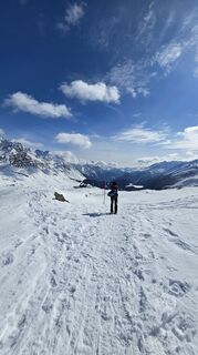 Foto von Anthony Dellafonte entlang der Tour