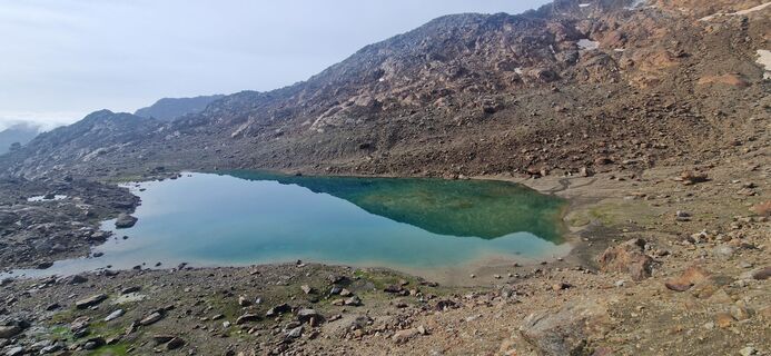 Foto von Magda entlang der Tour