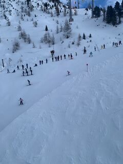 Fotografie z Félice Auger na trase