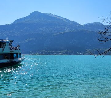 Wolfgangsee Schifffahrt bei Fürberg