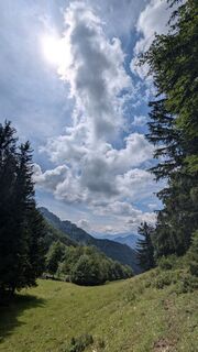 Foto von Klaus Lehner entlang der Tour