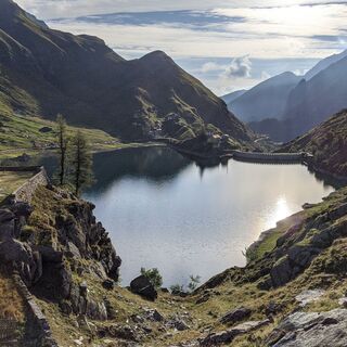 Lago di Malciaussia beim Aufstieg