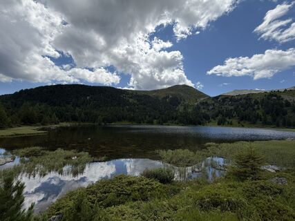 Foto de Gerti Glettler a lo largo del recorrido