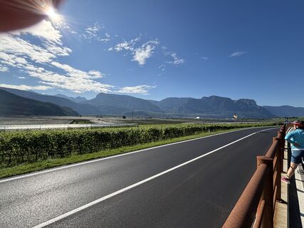 Foto von Gerald entlang der Tour