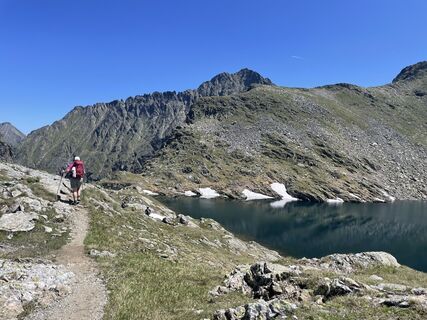 Photo de Gerda Dobler le long du parcours