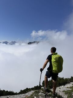 Foto von Marco entlang der Tour