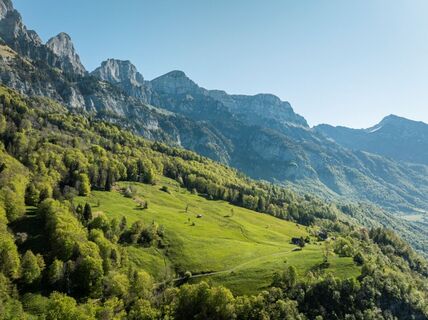 Churfirsten oberhalb vom Walensee