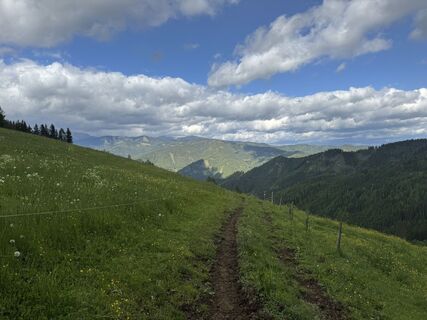 Foto von Alois Moosmann entlang der Tour