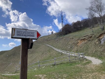 Foto de Marilena Locatelli a lo largo del recorrido