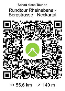 QR-Code direkt zur Tour bei komoot