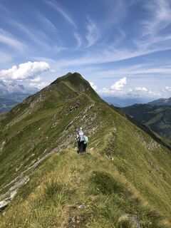 Foto de Christian Schindlbeck a lo largo del recorrido