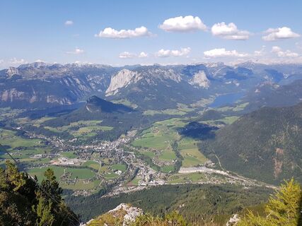Blick vom Gipfel nach Bad Aussee