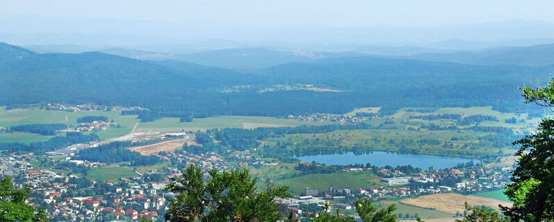 Blick auf Kočevje