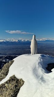 Foto de Fabrizi Mellano a lo largo del recorrido