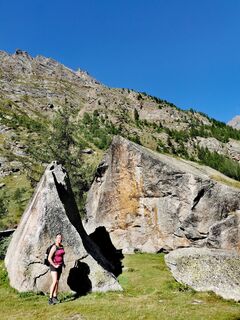 Foto de Chris Schöbben a lo largo del recorrido