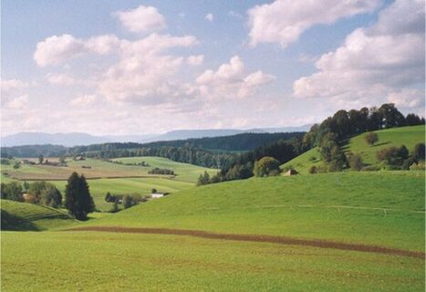 Sicht in offene Talschaften