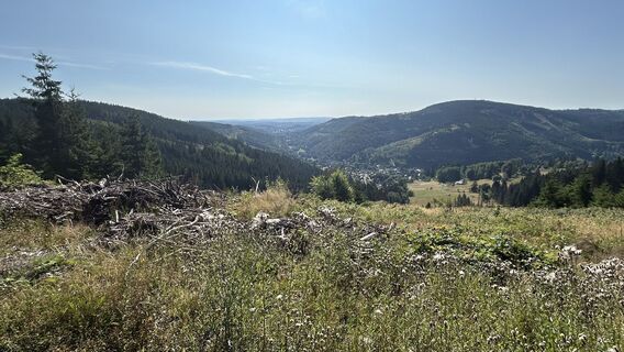 Foto von Jürgen Walther entlang der Tour