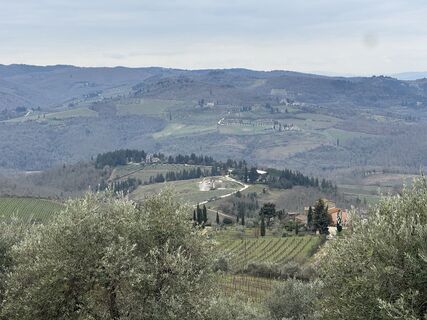 Foto von Nina in Chianti entlang der Tour