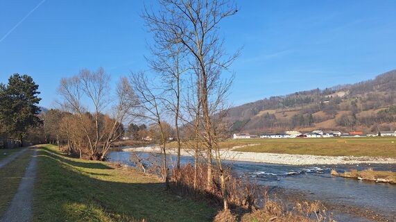 Foto von Regina Fleischmann entlang der Tour