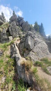 Foto von Juliane entlang der Tour