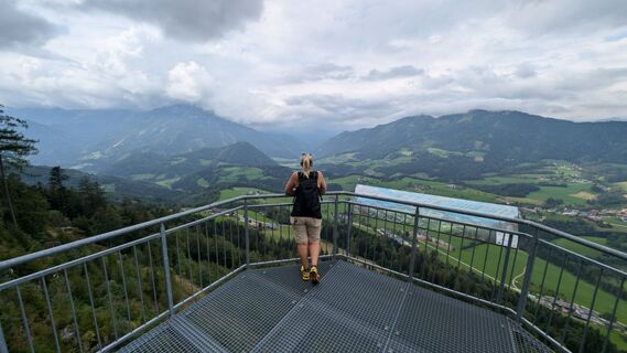 Foto von Klaus Lehner entlang der Tour