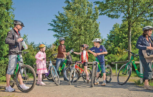 Familienfreundlicher Radweg