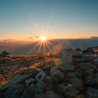 Zirbitzkogel Sonnenuntergang