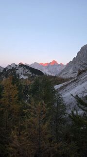 Photo de Klementina Gartner le long du parcours