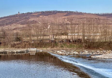 Foto von Anton Sacher entlang der Tour