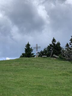 Foto von Christl entlang der Tour