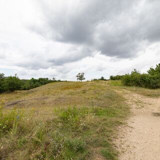 Wanderweg in den Brandbergen bei Halle