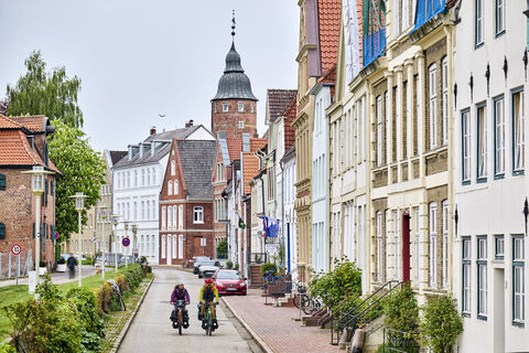 Namenlose Straße Glückstadt