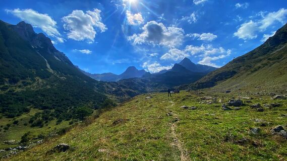 Foto von Giulia Pierini entlang der Tour