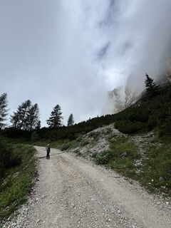 Foto de Jan Berghaus a lo largo del recorrido