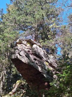 Photo de Katharina le long du parcours