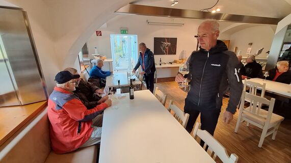 Foto de Karl Kriegseisen a lo largo del recorrido