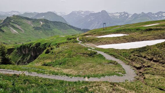 Foto de Gerrit van der Linde a lo largo del recorrido