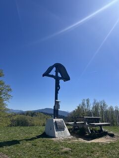 Foto de Gerlinde Hofer a lo largo del recorrido