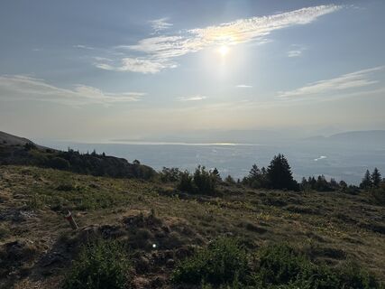 Photo de Peter Duerig le long du parcours