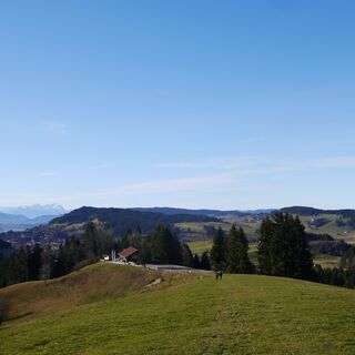 Blick zurück zur Alpe Mohr