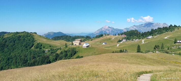 Foto de Stefano Bressanini a lo largo del recorrido