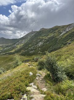 Foto von Sophie Gotthard entlang der Tour