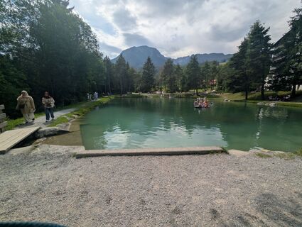 Foto von Benjamin Bergmann entlang der Tour